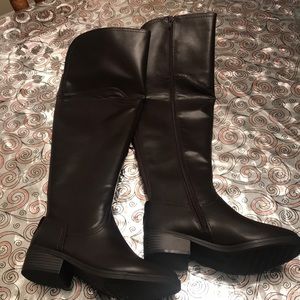 Hope dark brown women boots